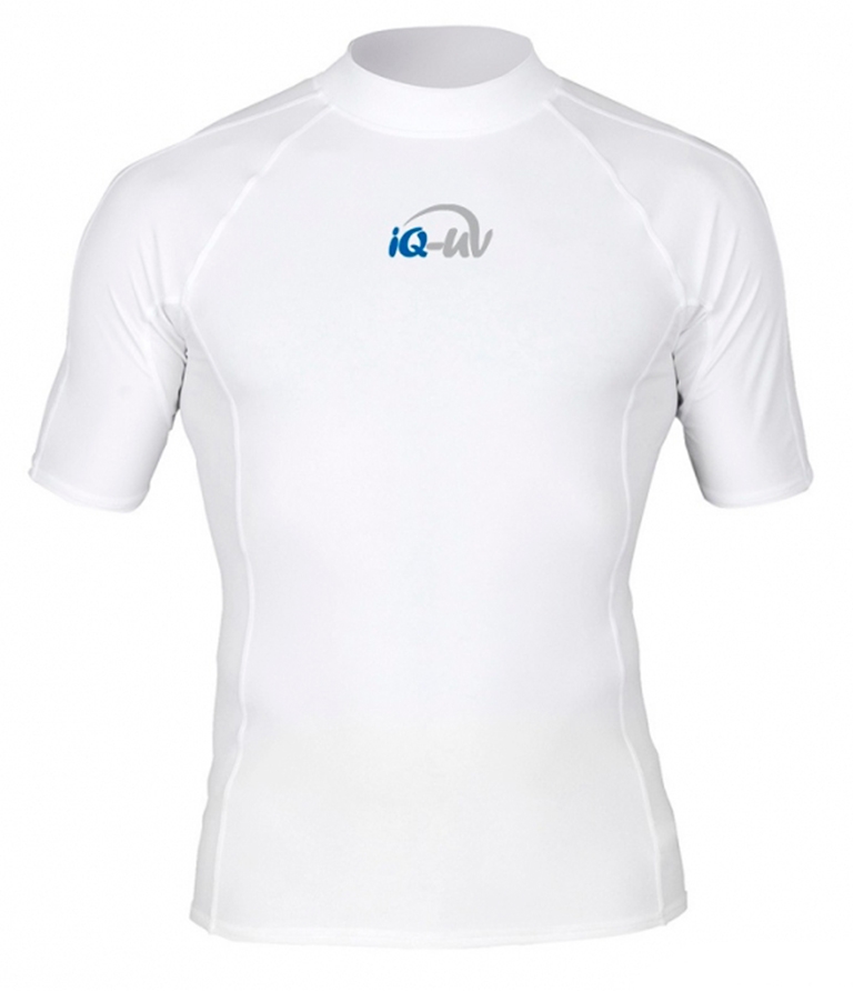 Гидромайка для плавания мужская iQ UV 300+ White