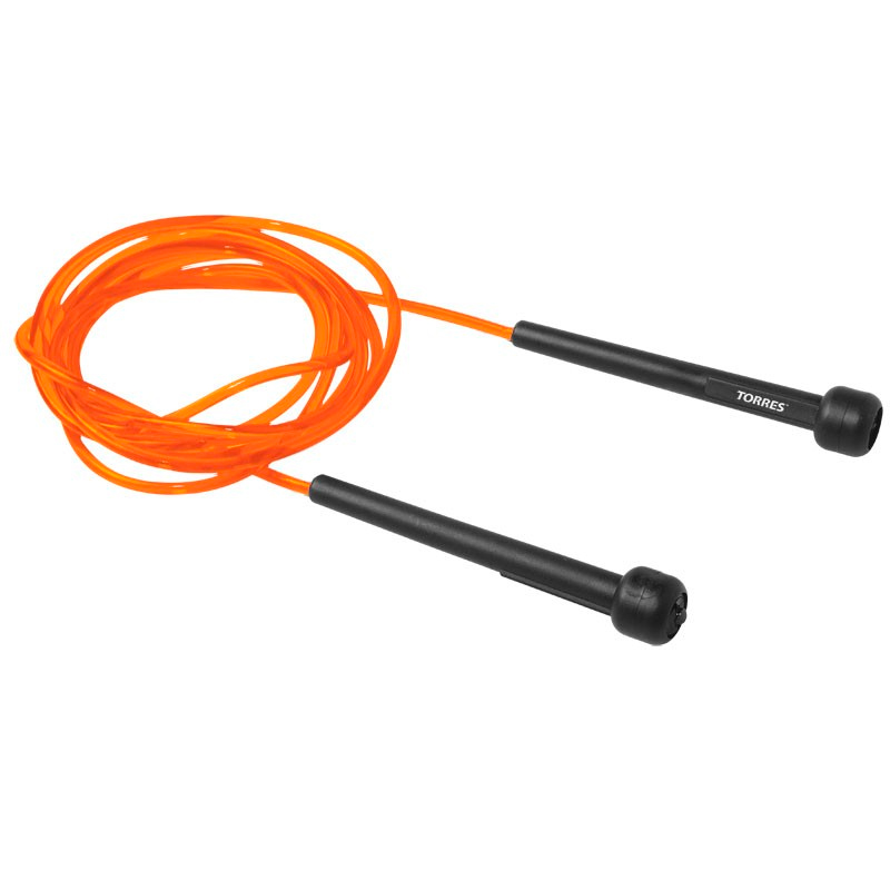 Скакалка регулируемая с ручками (средняя скорость) 2,7 м Torres Jumping Rope