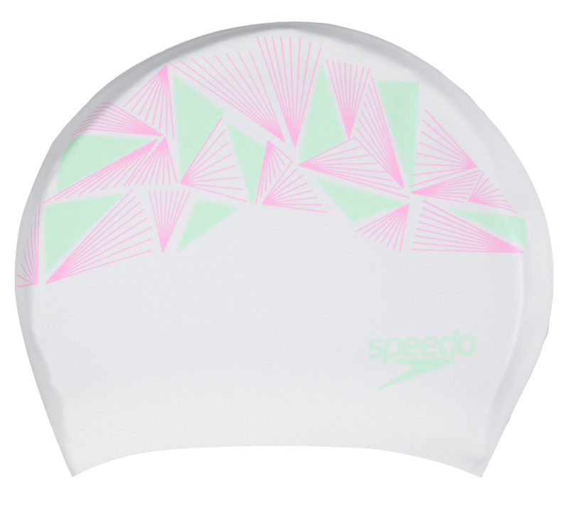 Шапочка для плавания (для длинных волос) Speedo Long Hair Printed Cap