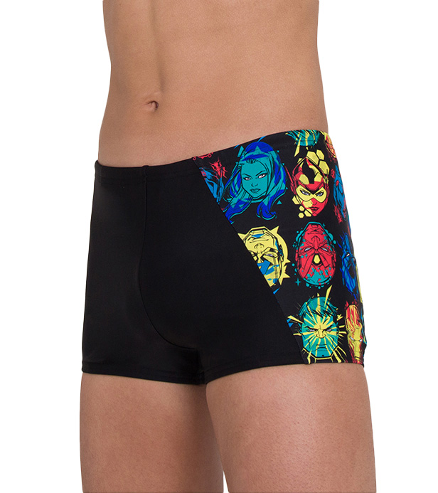 Плавки детские Speedo Marvel Aquashort Black