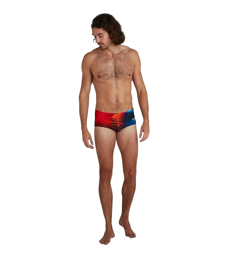 Speedo Placement Digital 14cm Trunks Black 4990 Proswim