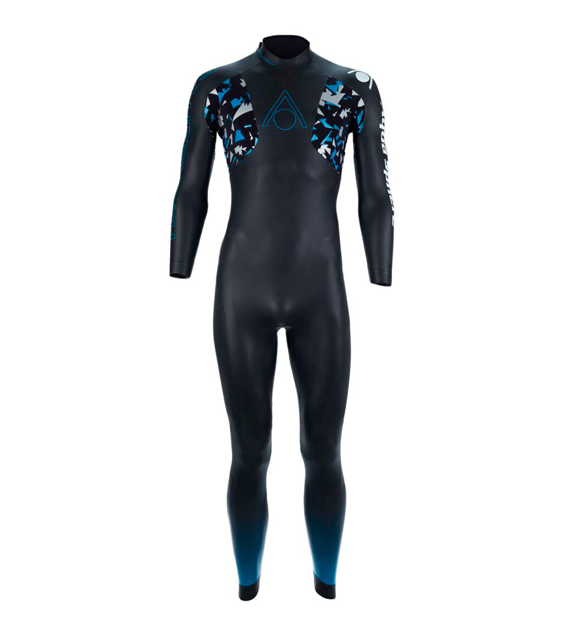 Гидрокостюм для триатлона, открытой воды и фридайвинга мужской Aqua Sphere Aquaskin V3 Wetsuit, 1.5 мм