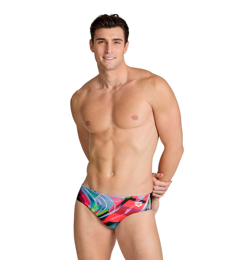 Плавки мужские Arena Visual Waves Swim Briefs