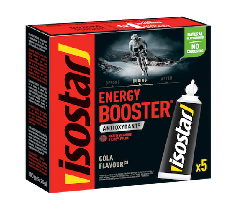 Энергетический углеводный гель Isostar Energy Booster (5 тюбиков по 20 г)