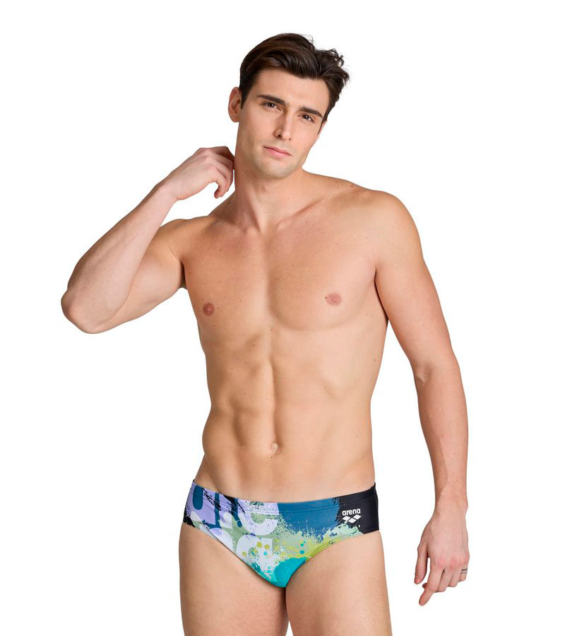 Плавки мужские Arena Waves Breaking Swim Briefs