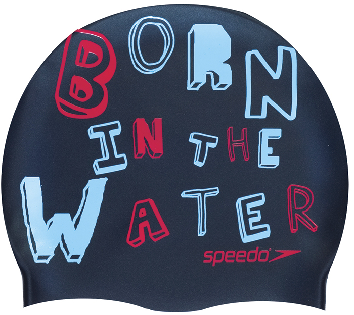 Шапочка для плавания детская Speedo Slogan Cap Junior SS16