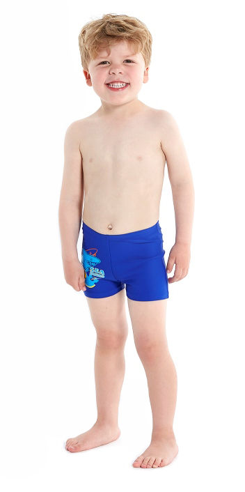 Плавки детские Speedo Seasquad Allover Aquashort (синие)