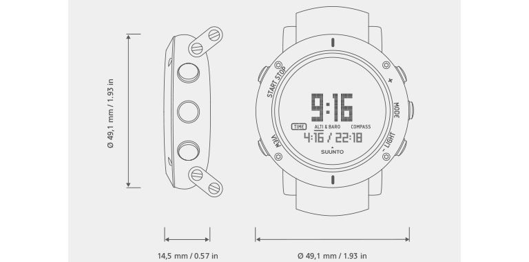  Suunto Core Graphite Crush