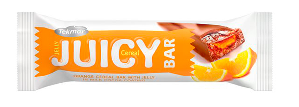 Батончик мюсли в йогурте с желе Tekmar Juicy Bar, 40 грамм