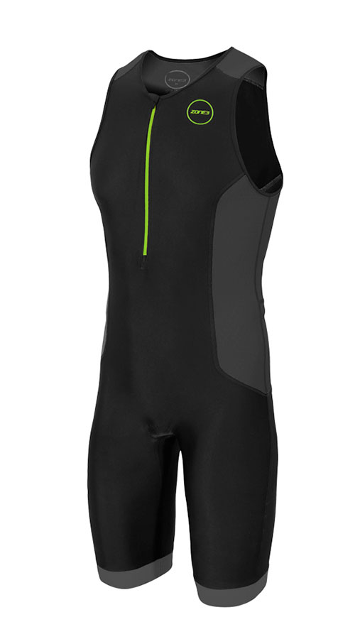 Стартовый костюм без рукавов для триатлона мужской (трисьют) ZONE3 Aquaflo Plus Trisuit