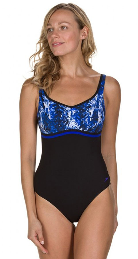 Speedo Contourluxe Printed Swimsuit