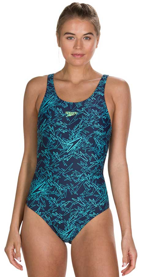 Speedo Boom Allover Muscleback Turquoise