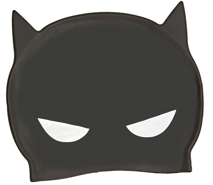 Шапочка для плавания детская ZOGGS Batman 3D Silicone Cap (6-14 лет)