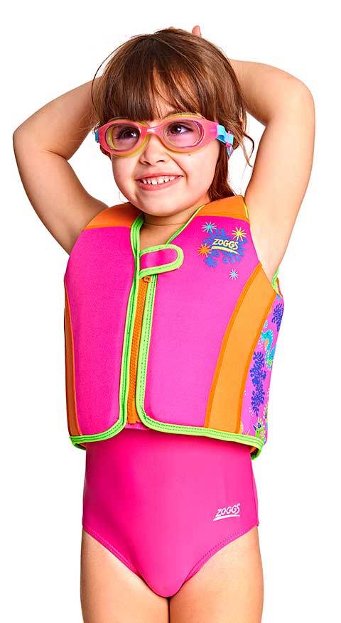 Жилет детский с поплавками для обучения плаванию ZOGGS Unicorn Swimsure Jacket Kids