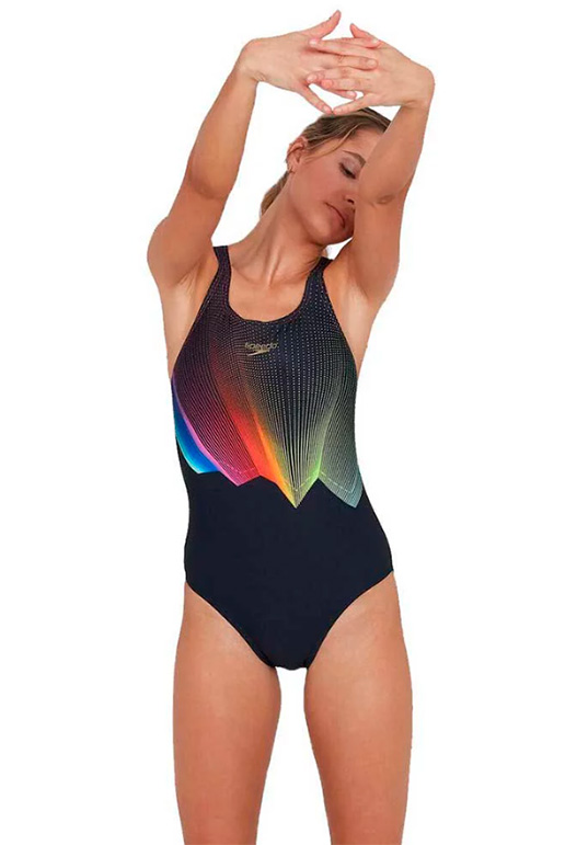 Купальник слитный Speedo ColourGlow Printed Digital Medalist