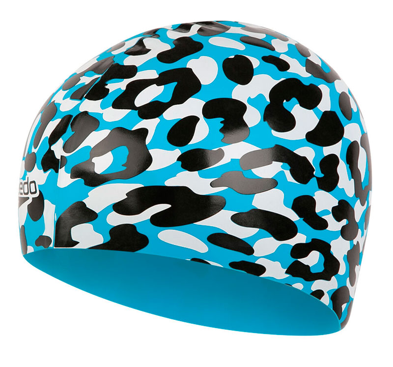 Шапочка для плавания Speedo Slogan Print Cap Leopard - C898