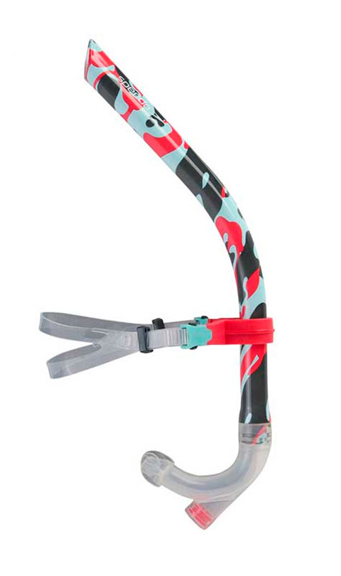 Трубка для плавания Speedo Centre Snorkel Red - D699