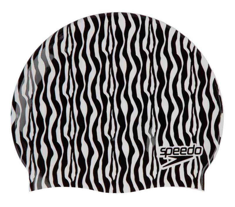 Шапочка для плавания детская Slogan Print Cap Zebra - D685