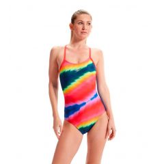 Купальник слитный Speedo Allover Digital Crossback Swimsuit