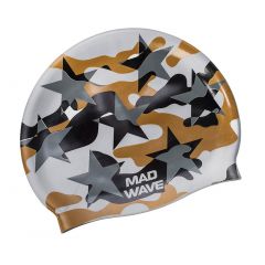 Шапочка для плавания Mad Wave Military Star